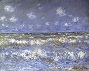Claude Monet A Stormy Sea oil painting reproduction